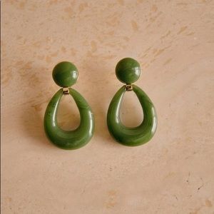 Sézane Mila Earrings - Green